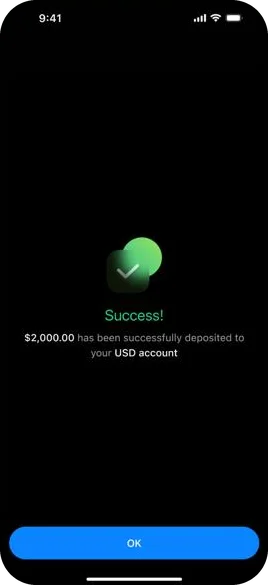 EMI Platform payment success screen